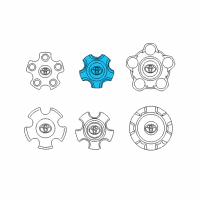 OEM 2020 Toyota Tundra Center Cap Diagram - 4260B-0C030