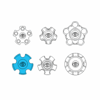 OEM 2019 Toyota Tundra Center Cap Diagram - 4260B-0C070