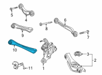 OEM Acura Arm Assembly, Right Rear Diagram - 52370-TGV-A00