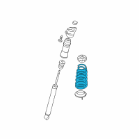 OEM 2006 Hyundai Sonata Spring-Rear Diagram - 55350-3K050--DS