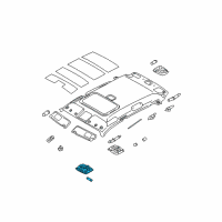 OEM 2008 Kia Sportage Lamp Assembly-Room Diagram - 928301F001EZ