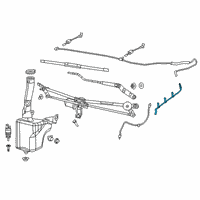 OEM 2020 Ram 3500 Hose-Windshield Washer Diagram - 68362471AA