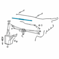 OEM 2022 Ram 3500 Blade-Front WIPER Diagram - 55277446AC