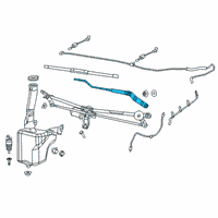 OEM 2019 Ram 3500 Arm WIPER-Front WIPER Diagram - 55277449AE