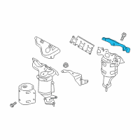 OEM 2017 Lincoln MKX Heat Shield Diagram - DG9Z-9A462-A