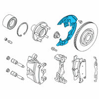 OEM 2022 Ford Escape SHIELD - SPLASH Diagram - LX6Z-2K005-D