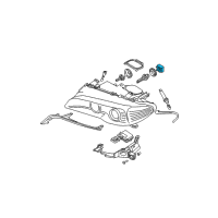 OEM BMW M6 Ignition Element Xenon-Light Diagram - 63-12-6-919-886