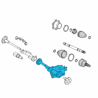 OEM 2015 Cadillac Escalade Differential Assembly Diagram - 23197291