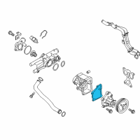 OEM Kia Sportage Gasket-Water Pump Diagram - 251242G510