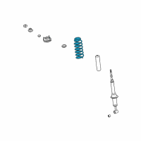 OEM 2009 Lexus GX470 Spring, Coil, Front Diagram - 48131-6A561