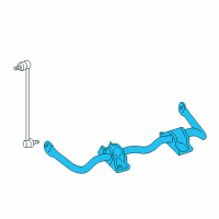 OEM 2009 Ford Flex Stabilizer Bar Diagram - 8A8Z-5482-B