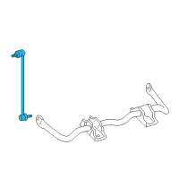 OEM 2009 Ford Flex Stabilizer Link Diagram - 8A8Z-5K483-A