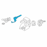 OEM 2016 Lexus LS460 Switch, Windshield WIPER Diagram - 84652-50200