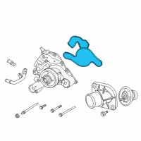 OEM Jeep Grand Wagoneer Gasket-Water Pump Diagram - 68391488AA