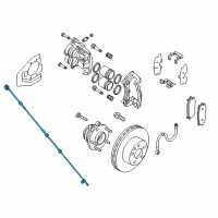 OEM Infiniti QX60 Sensor Assembly-Anti SKID, Front Diagram - 47910-3JA0B