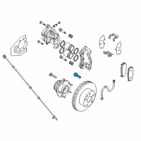 OEM Infiniti JX35 Bolt Diagram - 41005-1MD0A