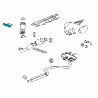 OEM 2017 Buick Verano Converter Bracket Diagram - 22791918