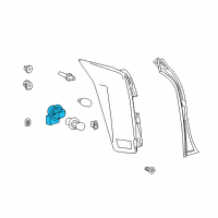 OEM 2015 Cadillac SRX Socket Diagram - 84247113