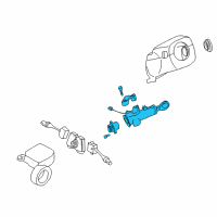 OEM 2002 Infiniti QX4 Lock Set-Steering Diagram - 48700-6J385