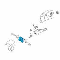 OEM 1998 Infiniti QX4 Combination Switch Body Diagram - 25567-VB000