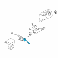 OEM 1996 Nissan Pathfinder Front Wiper Switch Diagram - 25260-0W010