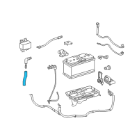 OEM 2004 Dodge Sprinter 2500 Hose-Battery Vent Diagram - 5125962AA