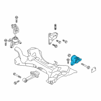 OEM 2016 Kia Optima Bracket Assembly-TRANSAXLE Diagram - 218304R000