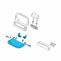 OEM 2014 Nissan Frontier Cushion Assembly-Rear Seat, RH Diagram - 88300-9BF5E