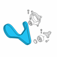 OEM BMW X4 RIBBED V-BELT Diagram - 11-28-8-581-628