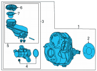 OEM 2022 Honda Odyssey BOOSTER SET Diagram - 01469-THR-A62
