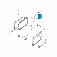 OEM 2007 Infiniti QX56 Reservoir Tank Assembly Diagram - 21710-ZZ90A