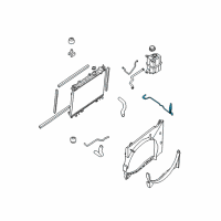 OEM 2009 Nissan Armada Hose-Reserve Tank Diagram - 21742-7S000