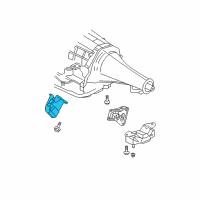 OEM 2003 Dodge Ram 1500 INSULATOR-Engine Mount Diagram - 52020602AD