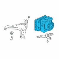 OEM Honda Odyssey Modulator Assembly, Vsa (Rewritable) Diagram - 57100-THR-A03