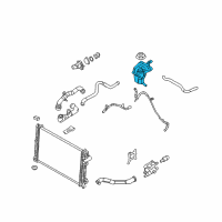 OEM Lincoln Reservoir Diagram - 6E5Z-8A080-AA