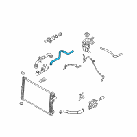 OEM 2009 Ford Fusion Inlet Hose Diagram - 6E5Z-8276-A