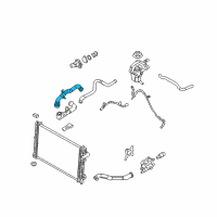 OEM 2007 Ford Fusion Lower Hose Diagram - 6E5Z-8286-CA