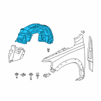 OEM Ram Shield-WHEELHOUSE Diagram - 68275896AE