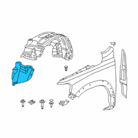 OEM 2019 Ram 1500 Shield-WHEELHOUSE Diagram - 68275906AB