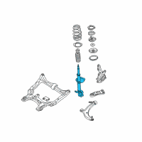 OEM 2004 Nissan Murano Strut Kit-Front Suspension, RH Diagram - 54302-CA025