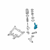 OEM Nissan Murano Spindle - KNUCKLE, RH Diagram - 40014-CN000