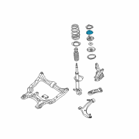 OEM 2007 Nissan Murano Strut Mounting Insulator Assembly Diagram - 54320-CN100