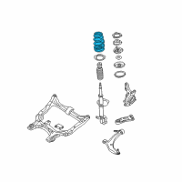 OEM 2004 Nissan Murano Spring-Front Diagram - 54010-CC40B