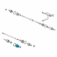 OEM 2016 Honda Fit Boot Set, Inboard (Gkn) Diagram - 44017-T5R-A91