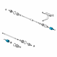 OEM Honda Joint, Inboard Diagram - 44310-TE3-J00