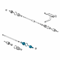 OEM 2020 Honda Fit Joint Set, Outboard Diagram - 44014-T5R-A02