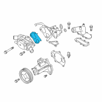 OEM Nissan Armada Gasket-Water Outlet Diagram - 11062-5ZM0A