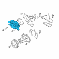 OEM 2016 Infiniti QX80 Valve Assembly Water Control Diagram - 21250-EZ31A