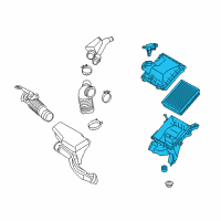 OEM 2011 Lexus CT200h Cleaner Assy, Air W/Element Diagram - 17700-37301