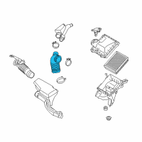 OEM 2016 Lexus CT200h Hose, Air Cleaner Diagram - 17881-37220